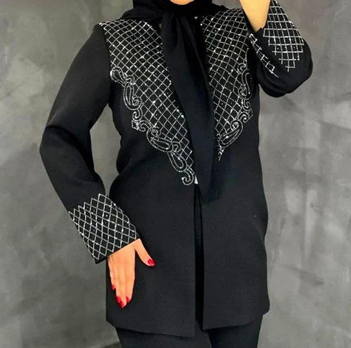 کت نگین لوزی کد 5786