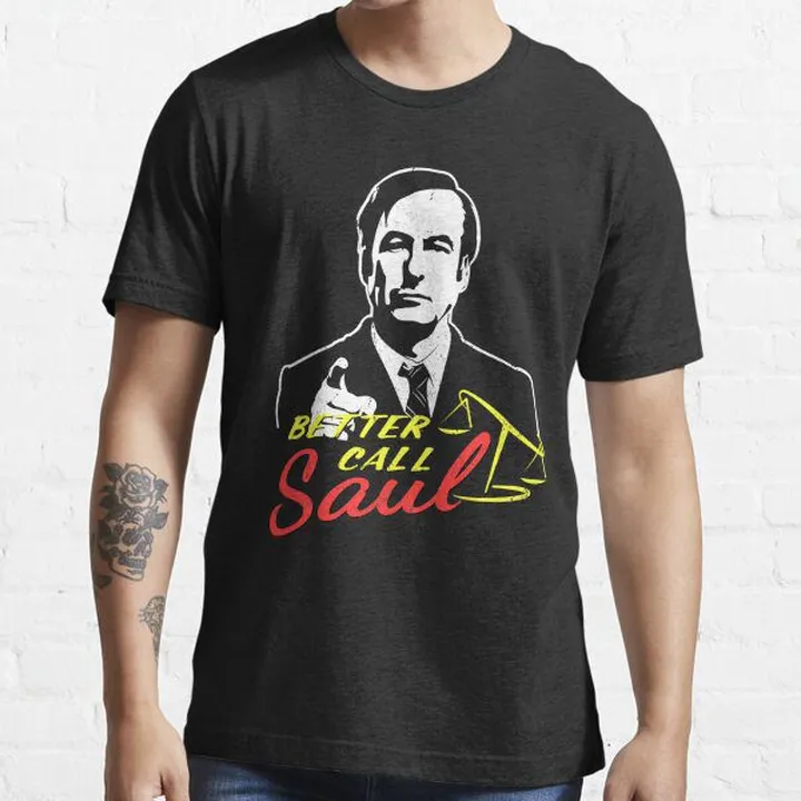 تیشرت لانگ پسرانه  better call saul  طرح Call Saul Vintage Better