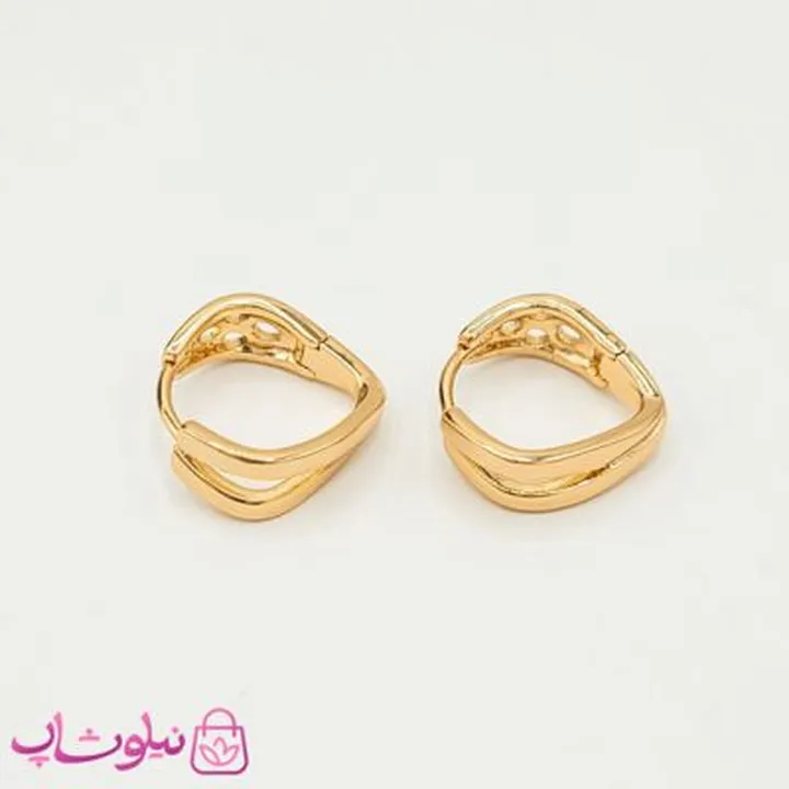 گوشواره زنانه ژوپینگ طرح مربع کد 699