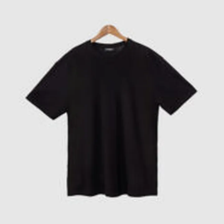 تیشرت آستین کوتاه مدل روهام مشکی برند کیامورس kyamorse l