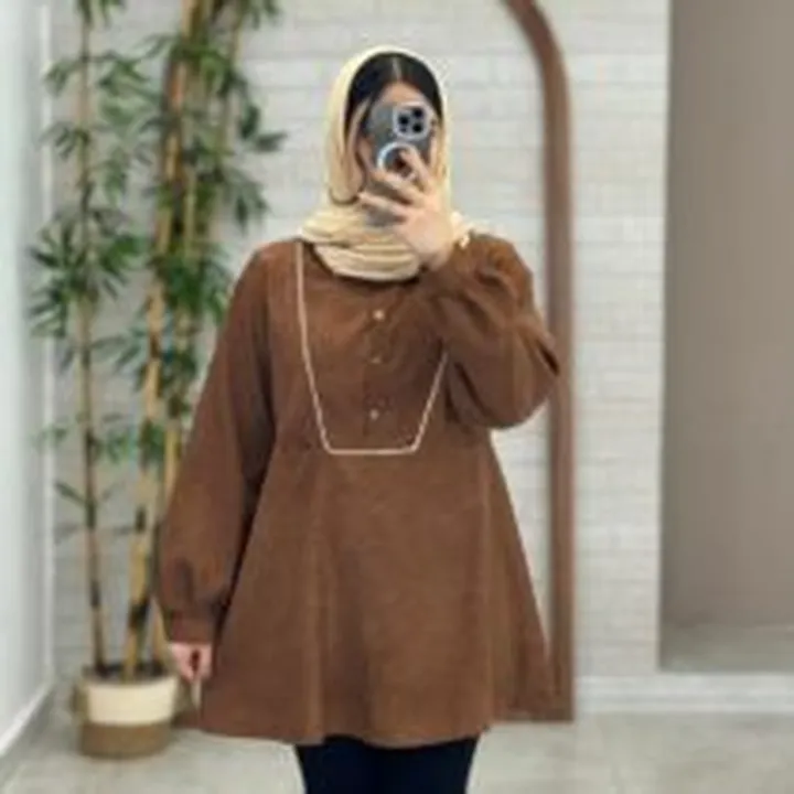 مانتو مهرا قهوه ای