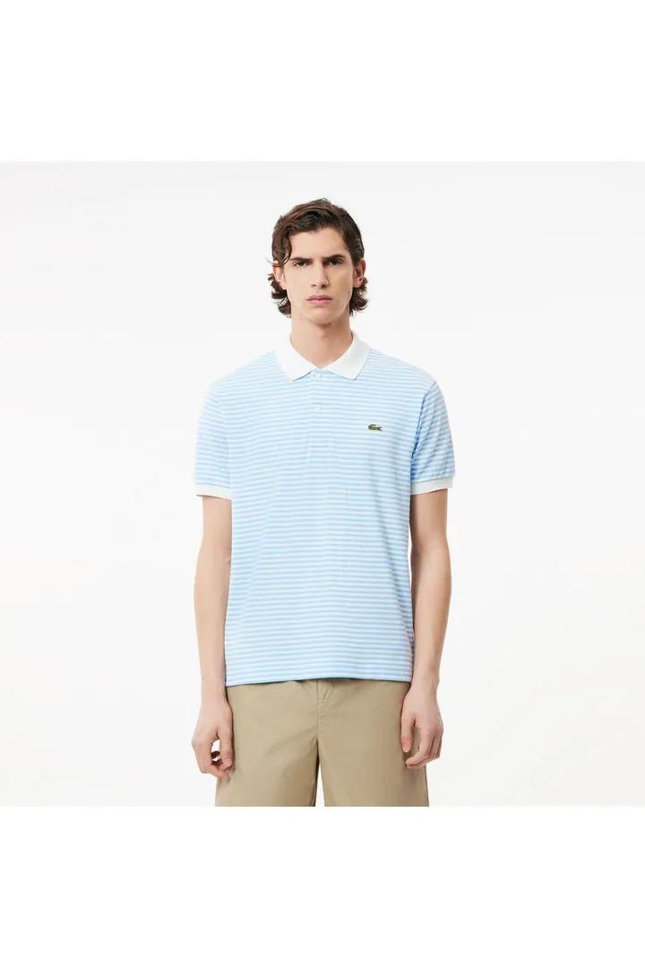 <span class="text-styled__StyledSpan-sc-d280c10c-1 dvOaRP">Lacoste< span>چوگان آبی راه راه کلاسیک فیت مردانه