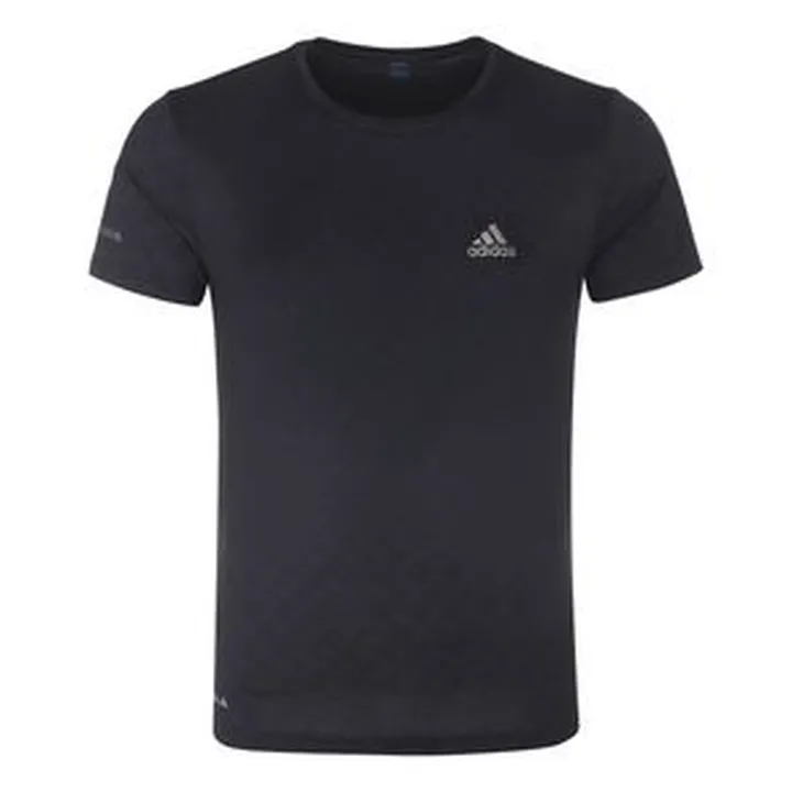 تی شرت آستین کوتاه ورزشی مردانه مدل 91821A رنگ مشکی