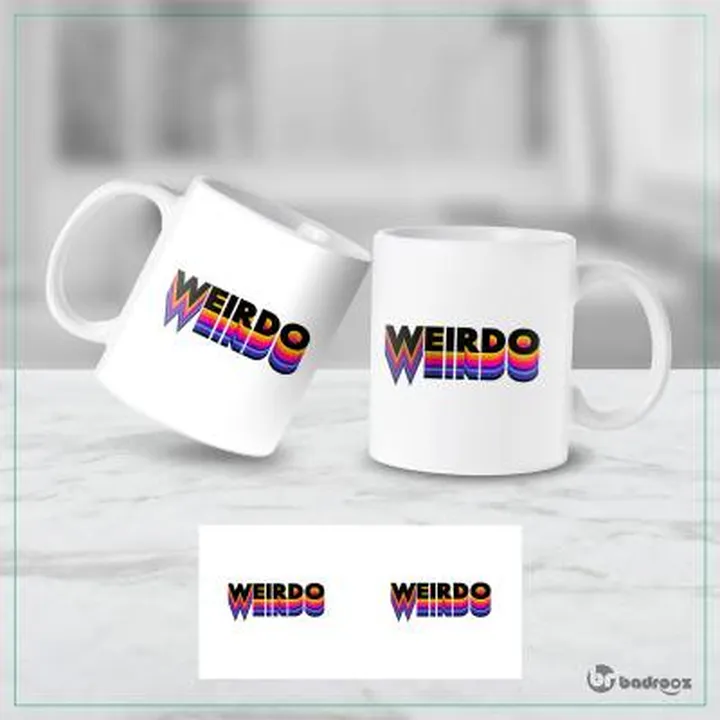 ماگ  لوگوی انگلیسی گالری "WEIRDO"