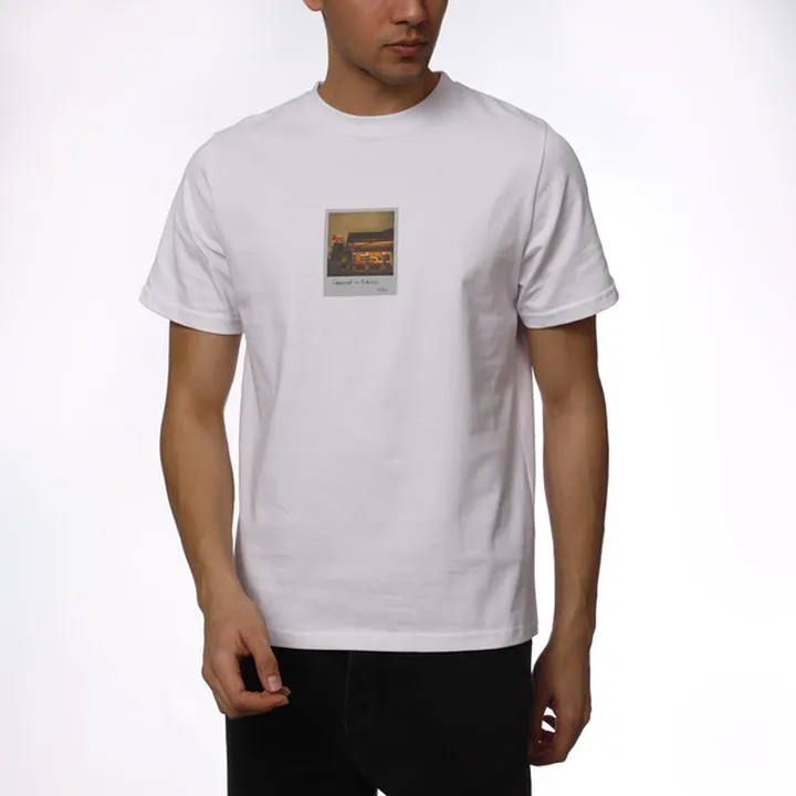 تی شرت آستین کوتاه مردانه ناربن مدل پنجره رنگ سفید