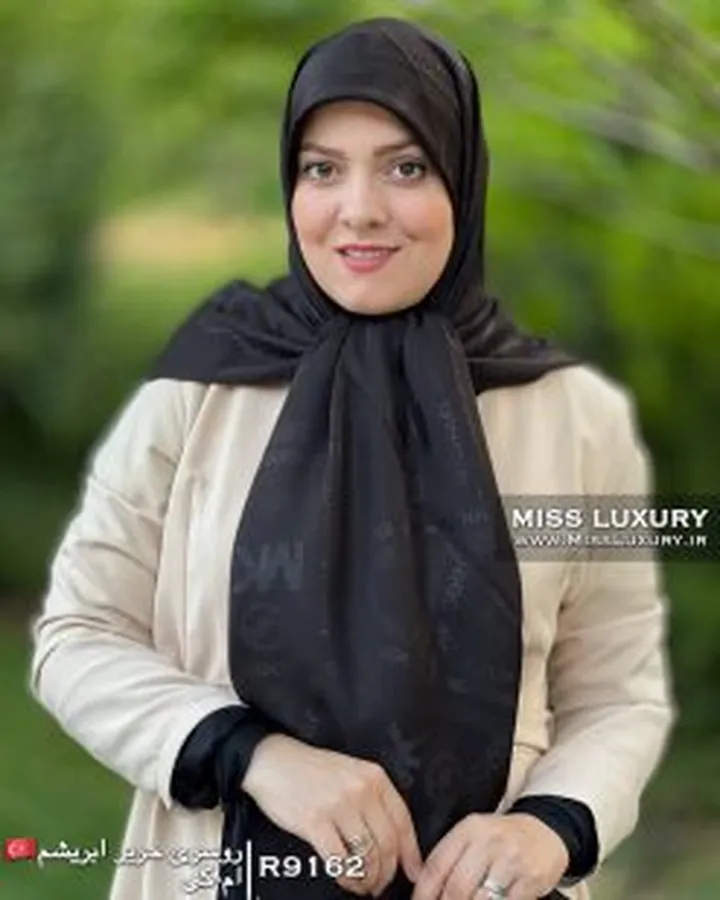 روسری حریر ابریشم ترک ام- کی R9162