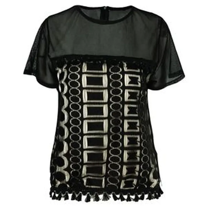 بلوز آستین کوتاه زنانه مدل مجلسی کد 009