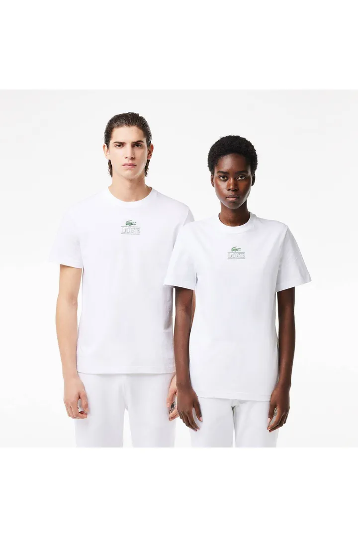 <span class="text-styled__StyledSpan-sc-d280c10c-1 dvOaRP">Lacoste< span>تیشرت یقه سفید Unisex Regular Fit Crew