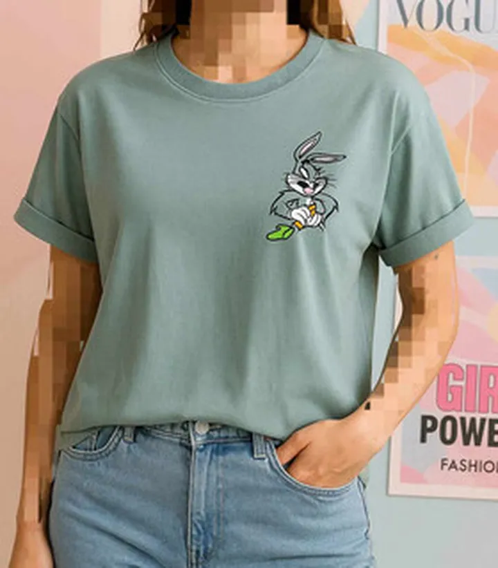 تیشرت نخ پنبه خرگوش کد 4575