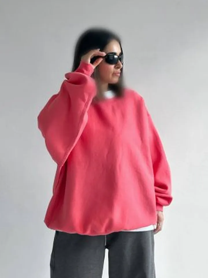 سویشرت دورس وارداتی (صورتی)