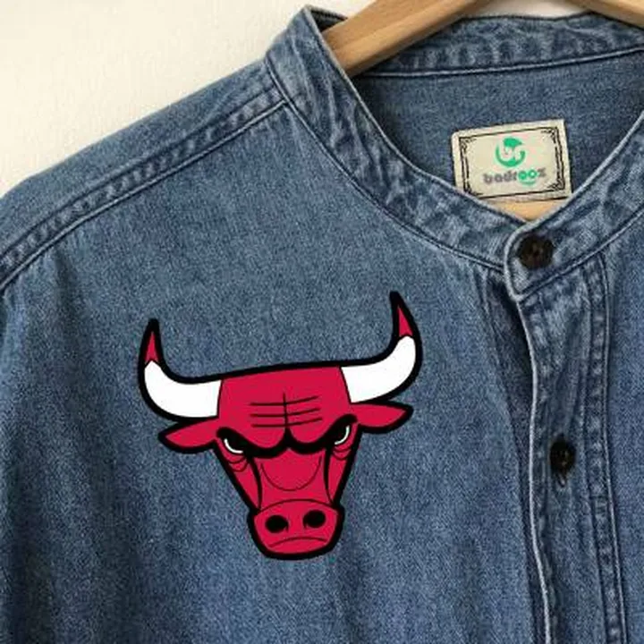 پچ حرارتی (برچسب لباس) لوگو تیم بسکتبال (CHICAGO BULLS)