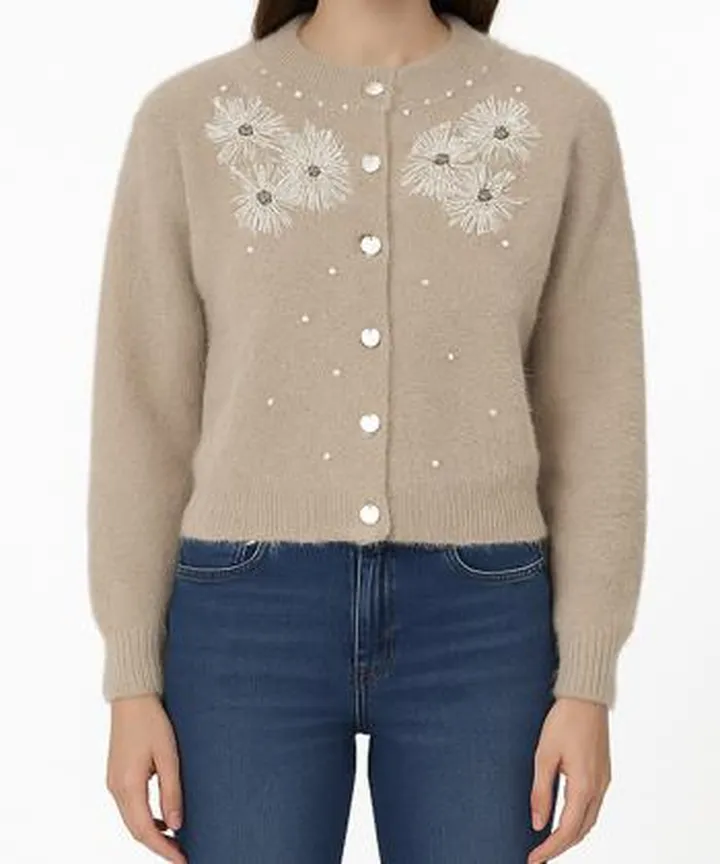 ژاکت بافت زنانه نارين مد كد 91431