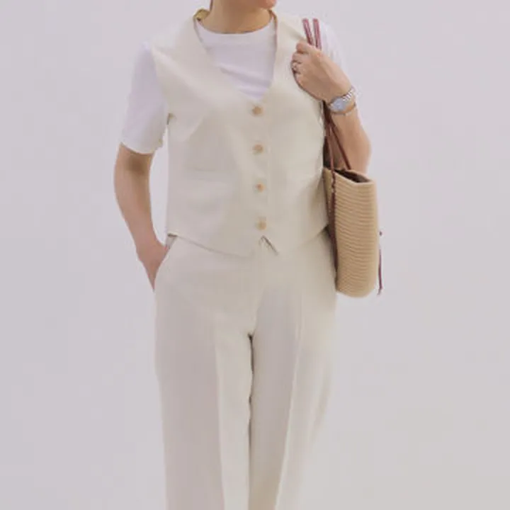 وست زنانه لینن رز ول (Rose Well)