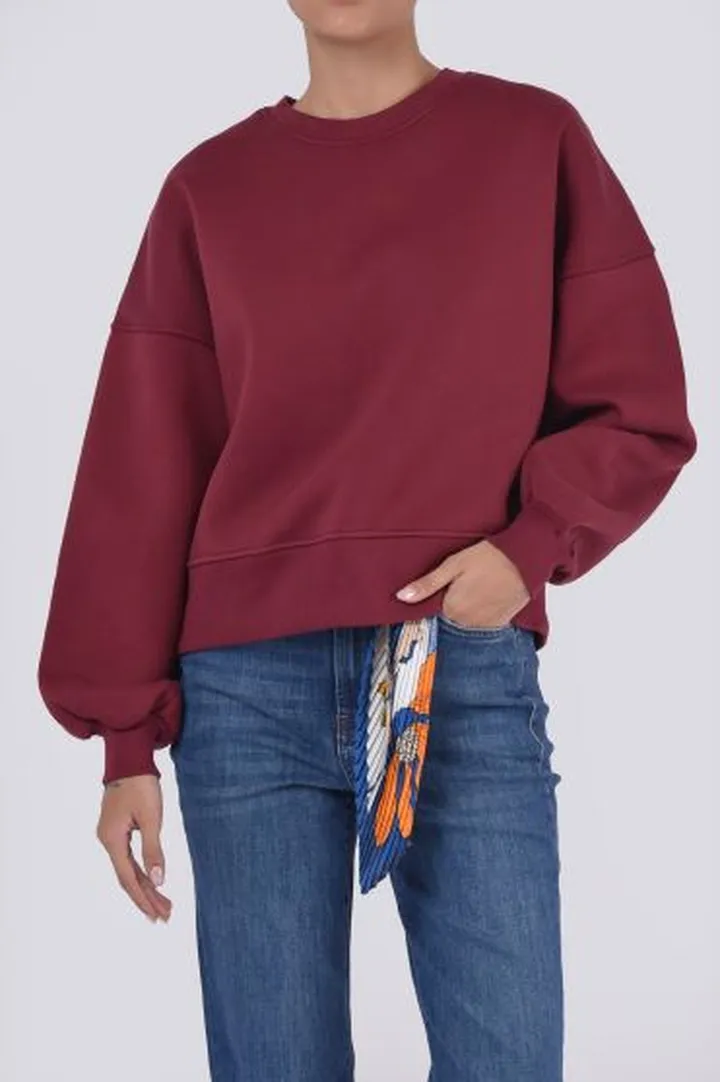 سوئیشرت یقه گرد ساده