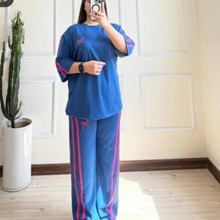 ست تیشرت و شلوار پاپیونی