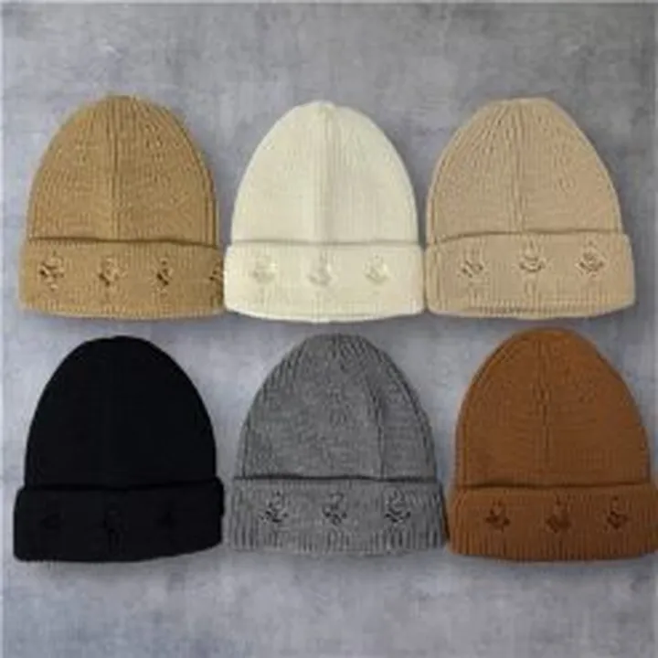 کلاه بافت لئونی زاپ دار