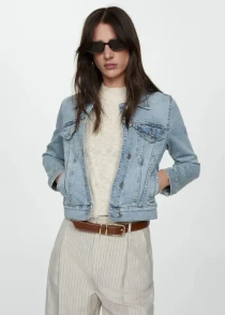 کت جینز زنانه 26191 مارک MANGO   *