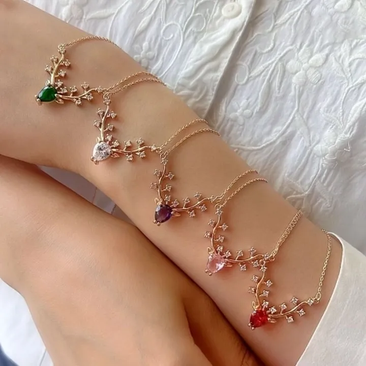گردنبند شاخ گوزن دریم کد 658