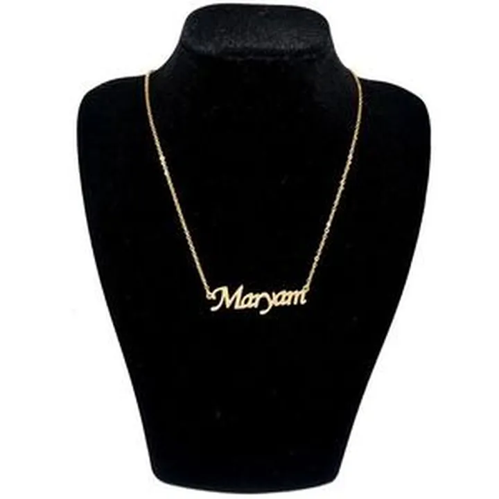 گردنبند زنانه طرح مریم کد B444