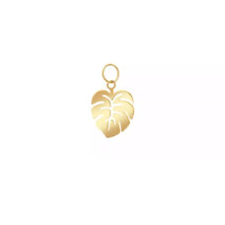 آویز طلا زنانه طرح برگ انجیر