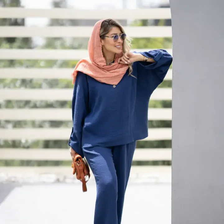 بلوز بوندینگ سورمه ای