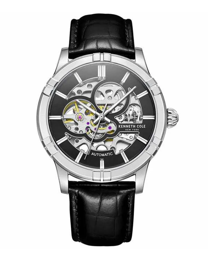 ساعت مچی مردانه عقربه ای اسکلتون کنت کول Kenneth Cole کالکشن AUTOMATIC مدل KCWGE2220803