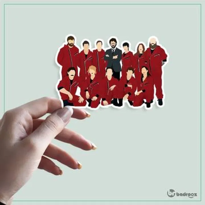 استیکر و برچسب سرقت پول