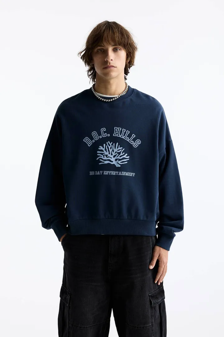 <span class="text-styled__StyledSpan-sc-d280c10c-1 dvOaRP">Pull & Bear< span>سویشرت جعبه ای طرح دار