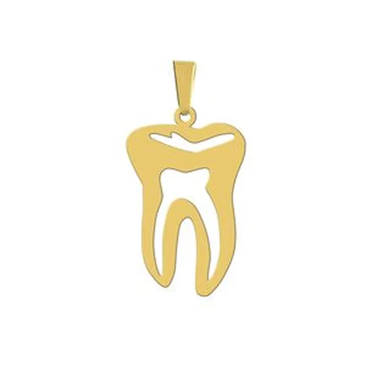 آویز گردنبند هایکا مدل دندان کد a.h 240