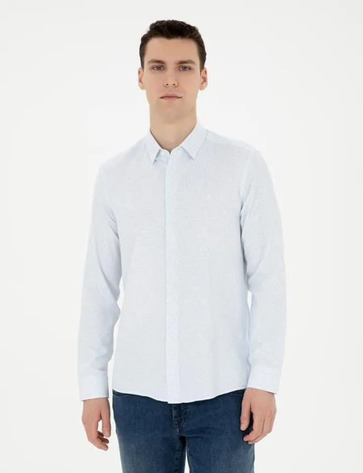 پیراهن آستین بلند مردانه پیر کاردین