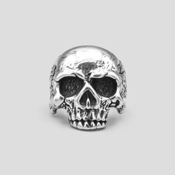 انگشتر اسکلت مدل Big Skull کد Njd696