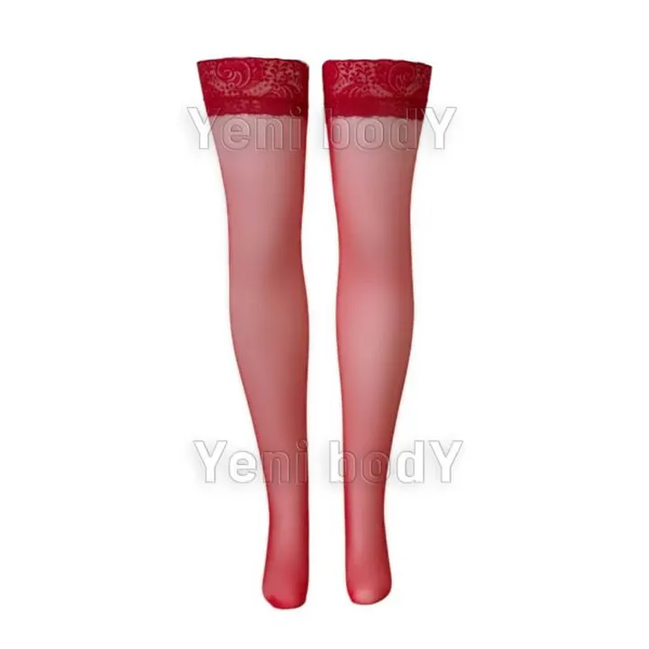 جوراب بالازانو شیشه ای لبه ژله ای yeni748