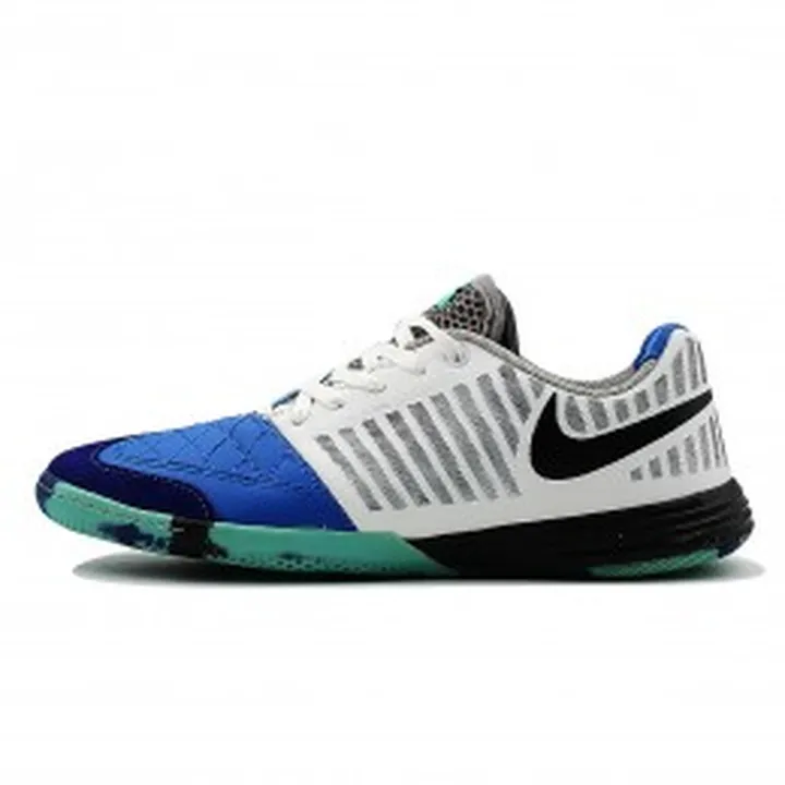 کفش فوتسال نایک لونار گتو Nike Lunar Gato IN Blue White