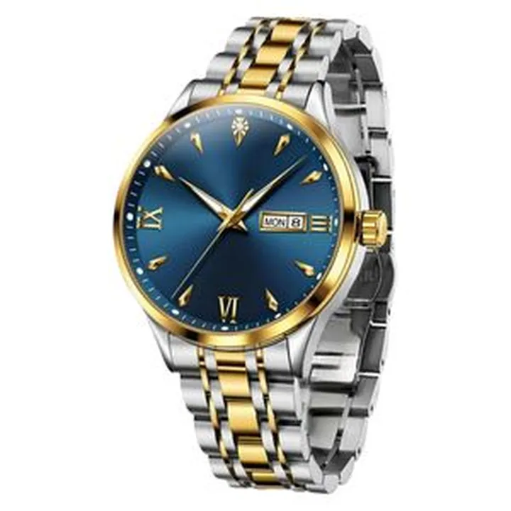 ساعت مچی عقربهای مردانه کوارتز مدلبند فلزی دی دیت کد 01