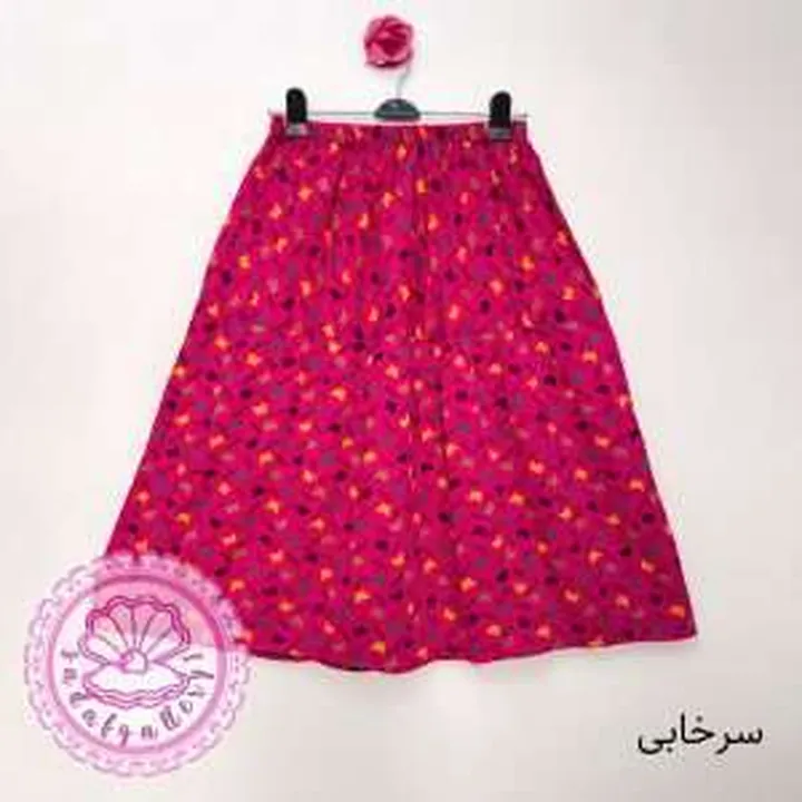 دامن نخی کوتاه پروانه ای در رنگبندی متنوع(کد1394)