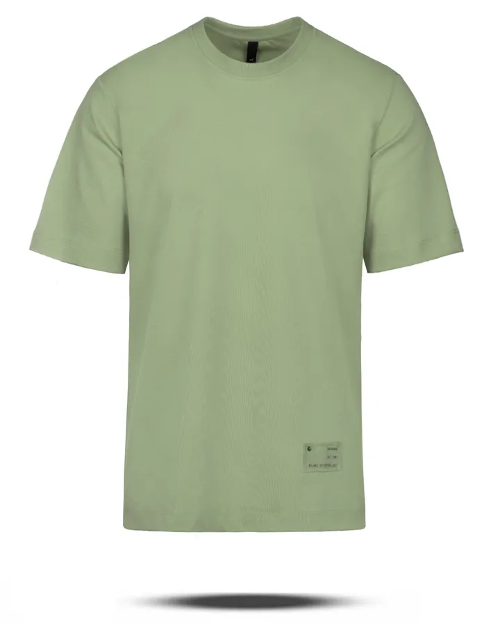 تیشرت بیسیک نخی مردانه 031661 – سبز دریایی