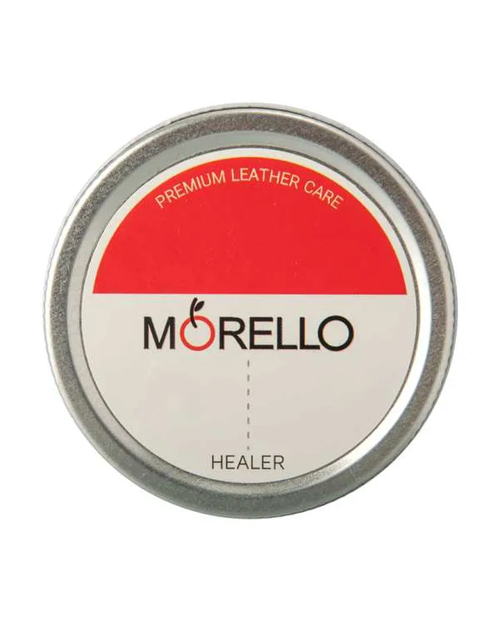 واکس چرم Healer مشکی مورلو Morello حجم 80ml