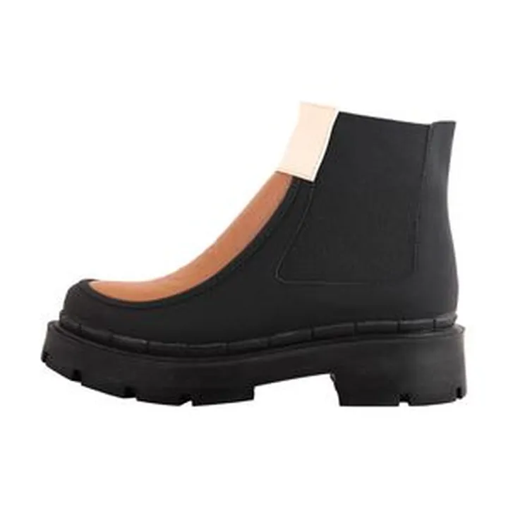 نیم بوت زنانه چرم رادیس مدل ستیلا کد M.MC-659-asl