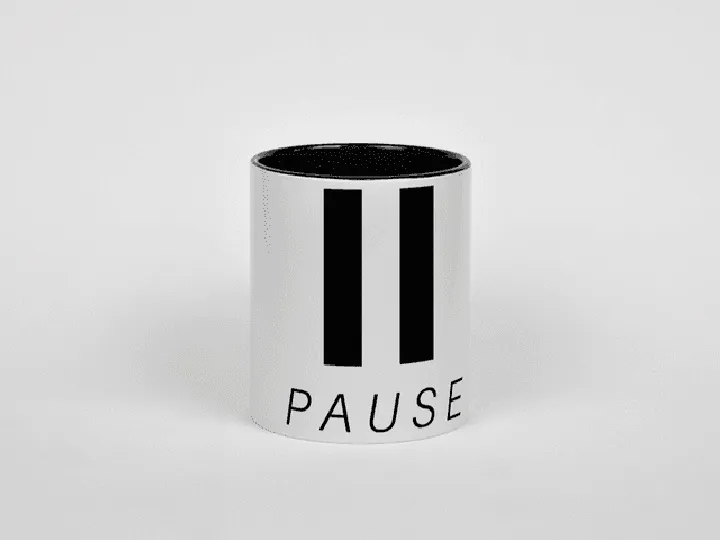 ماگ اینست طرح pause