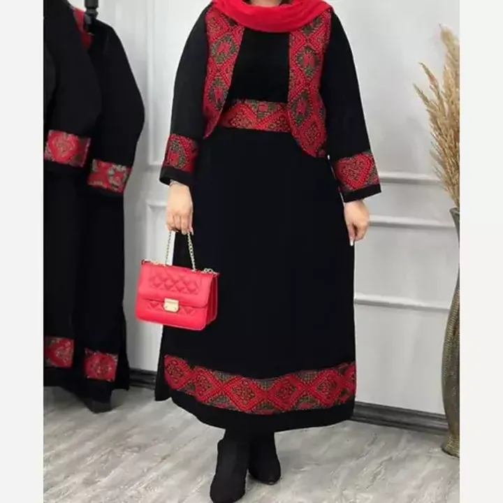 ست جلیقه پیراهن کمربند یلدایی نارون 