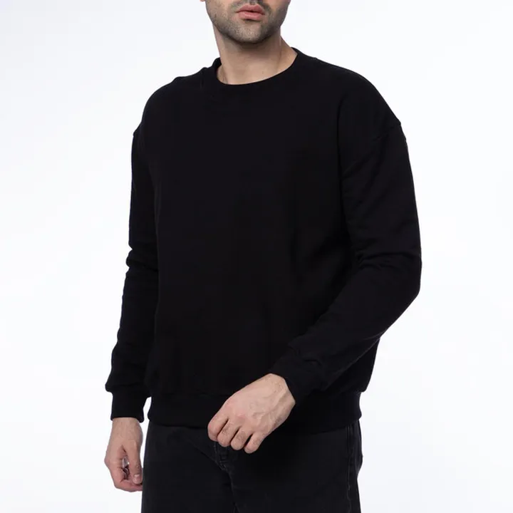 سویشرت مردانه سیکس زیرو ناین مدل 1000 رنگ مشکی