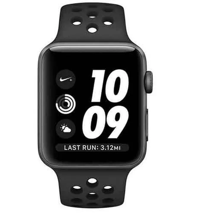 ساعت هوشمند اپل واچ سری 3 مدل Nike Plus 42mm Space Gray Aluminum Case with Anthracite Black Nike Sp