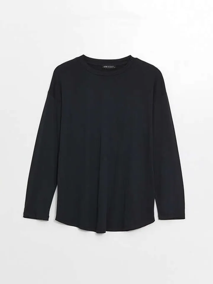 تی شرت آستین بلند زنانه ال سی وایکیکی