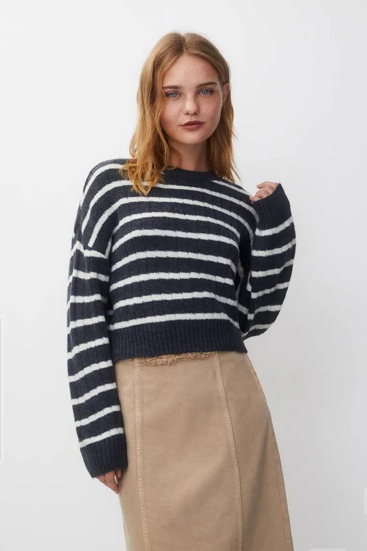 <span class="text-styled__StyledSpan-sc-d280c10c-1 dvOaRP">Pull & Bear< span>ژاکت بافتنی راه راه