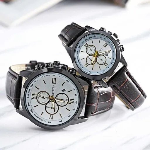 ست ساعت مچی سیتیزن زنونه مردونه CITIZEN  1358 باجعبه و باتری 