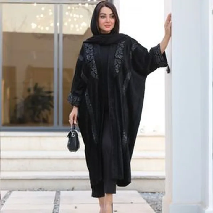 مانتو پانچ مجلسی ققنوس (مخمل شانل)