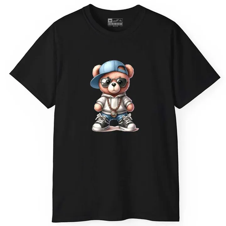 تی شرت آستین کوتاه مردانه پاد آفرین مدل تدی کد 067...