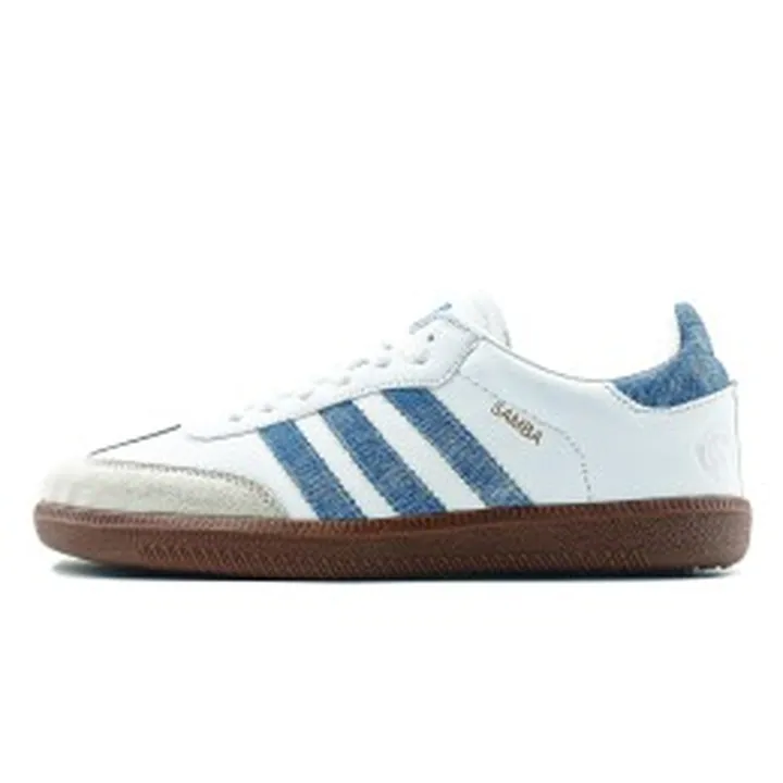 کتانی آدیداس سامبا Adidas Samba White Blue