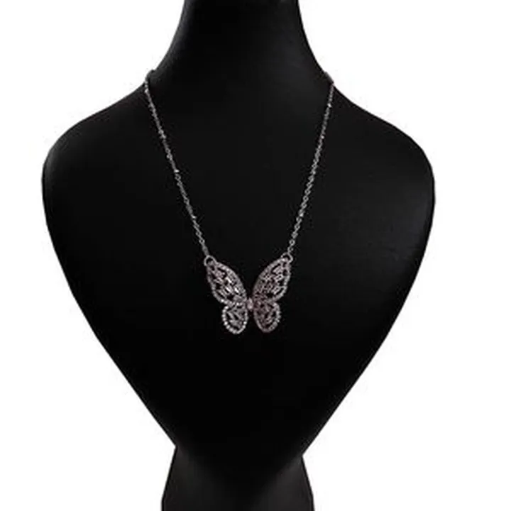 گردنبند زنانه مدل  استیل پروانه