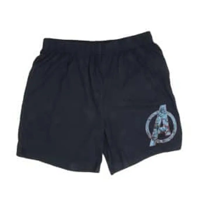 شلوارک اسپرت طرح مارول مشکی